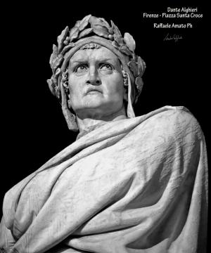amato-Dante-Firenze-statua-Santa_Croce-bianco-nero-Florence-art-staue-Tuscany-Italy-?????????-?????? ?????
