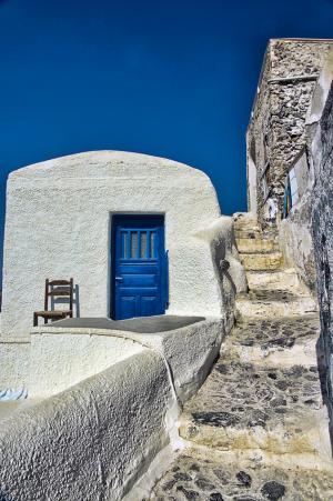 Santorini-Oia-Cyclades-Greece-summer-holiday-village-door-house-foto-Photography-landscape